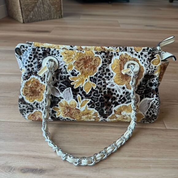 Floral Cheetah Print Y2K Shoulder Bag Purse - Picture 2 of 7